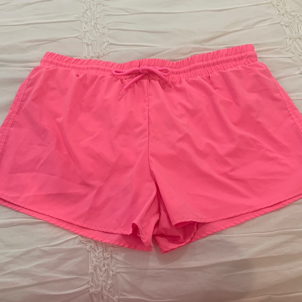 Crown and Ivy neon pink athletic shorts. NWOT. Size XL. So comfortable!